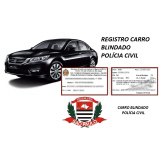 veículo blindado para registro na polícia civil na Higienópolis